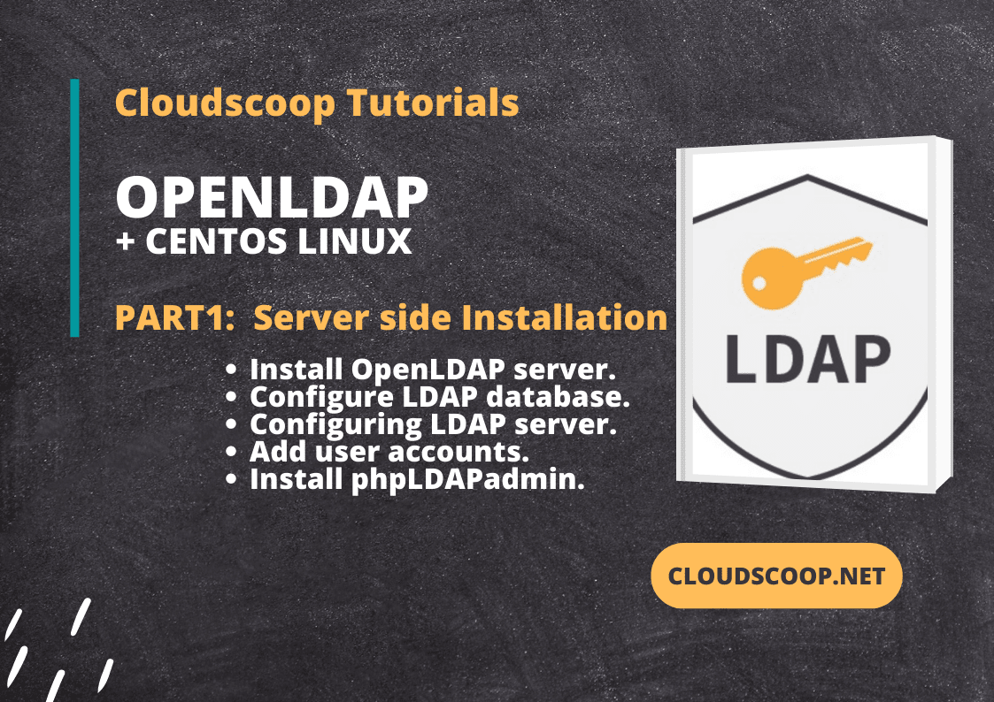 Install and configure OpenLDAP on Centos Linux_cloudscoop.net