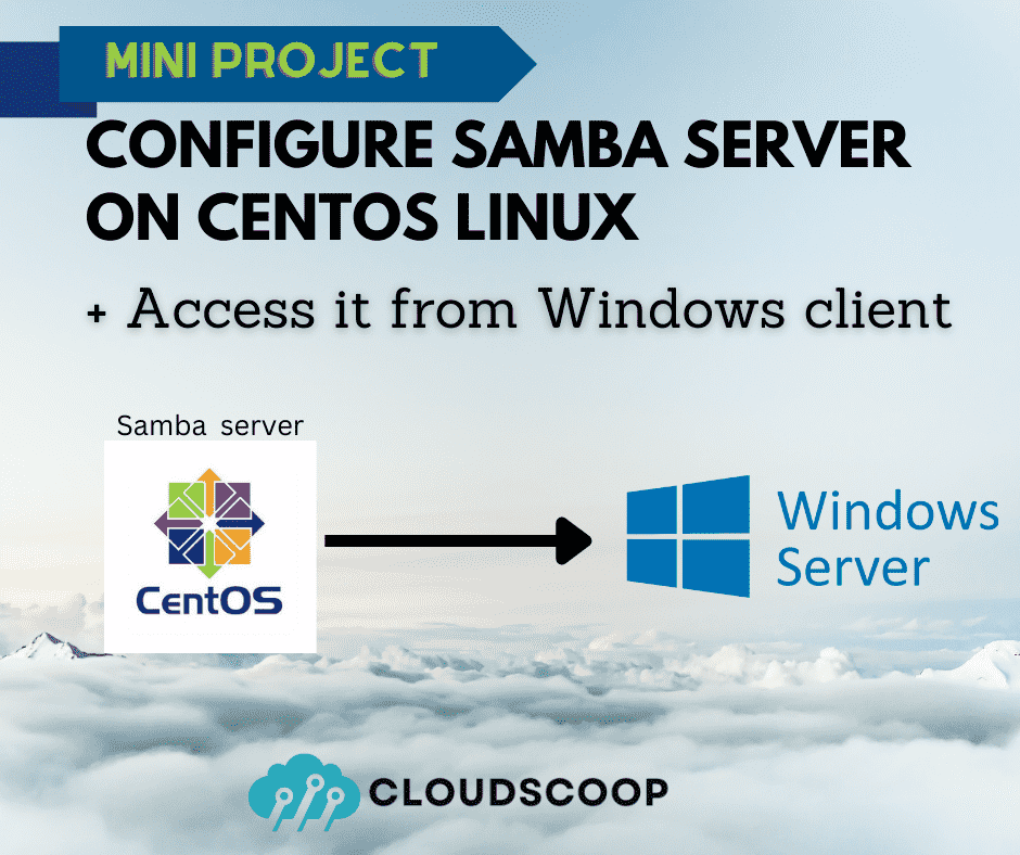 samba server on centos at Cloudscoop.net